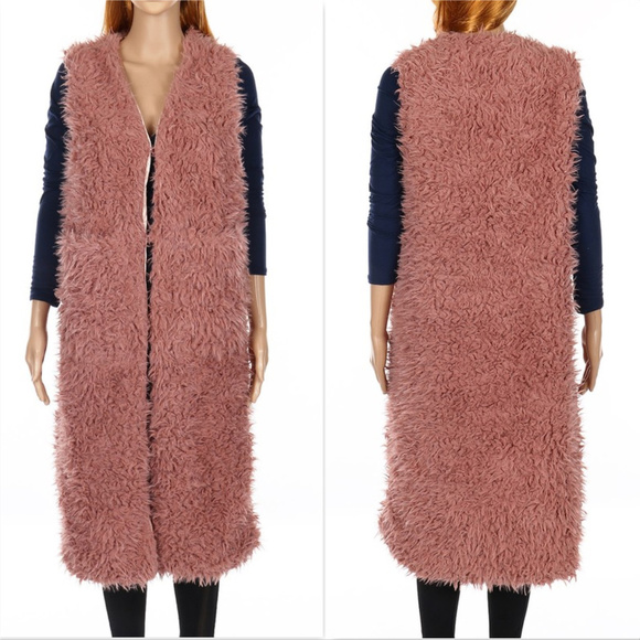 DUSTY PINK VEST - Picture 1 of 2